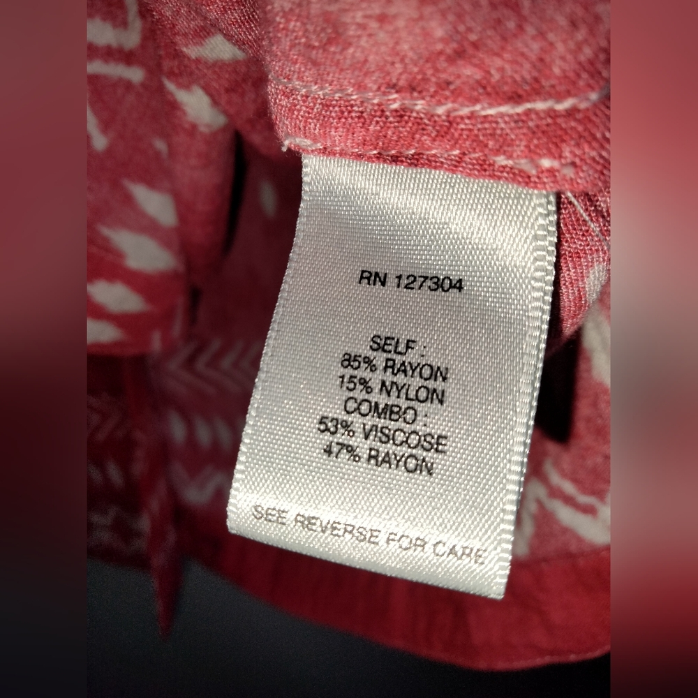 John Mark (Size L) Multicolored Patterned Rusch S… - image 7